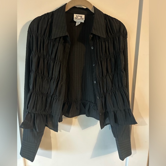 Future Collective Target Black Button-Up - Picture 4 of 6